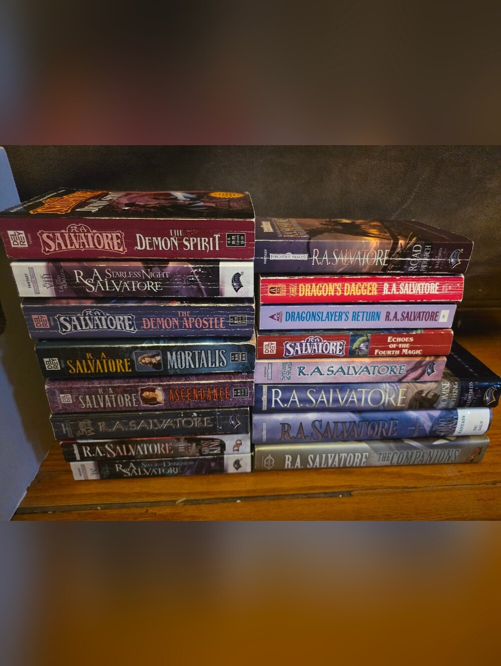 Vtg Fantasy PB/ HC Lot of 15 Mixed Dragonlance Forgotten Realms RA Salvatore